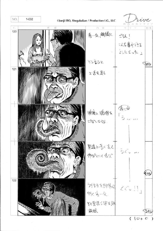 伊藤润二「旋涡」改编动画公布首集分镜 攻壳机动队团队制作