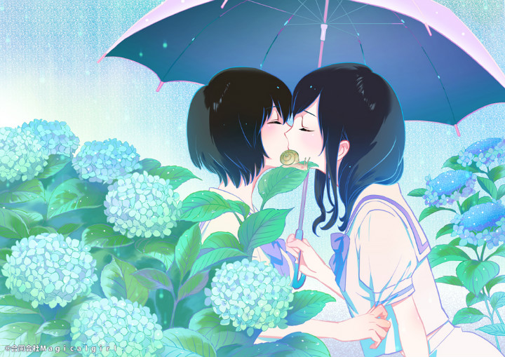 P站美图推荐-P站官网美图-相合伞·百合特别推荐