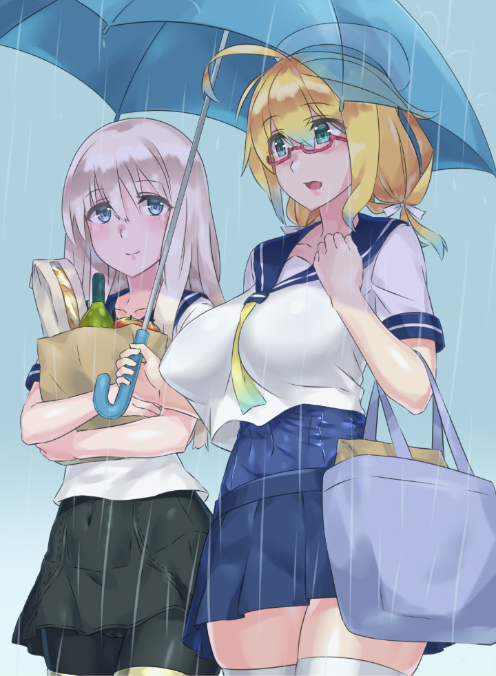 P站美图推荐-P站官网美图-相合伞·百合特别推荐