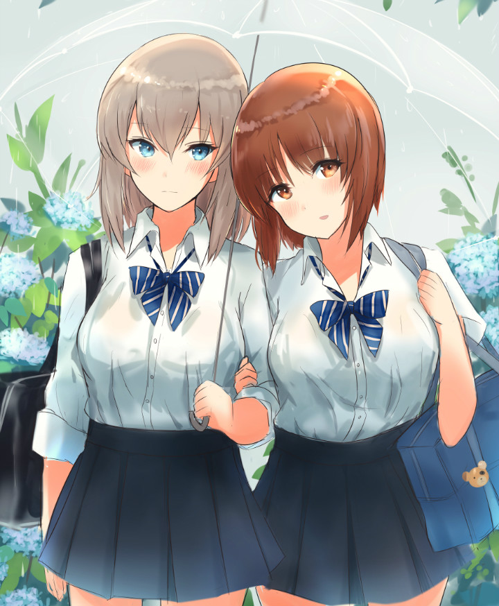 P站美图推荐-P站官网美图-相合伞·百合特别推荐