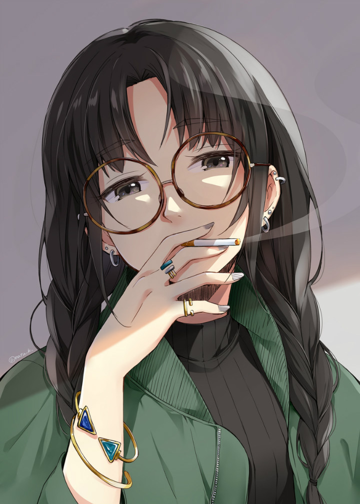P站美图推荐-P站官网美图-吸烟特别推荐（三）