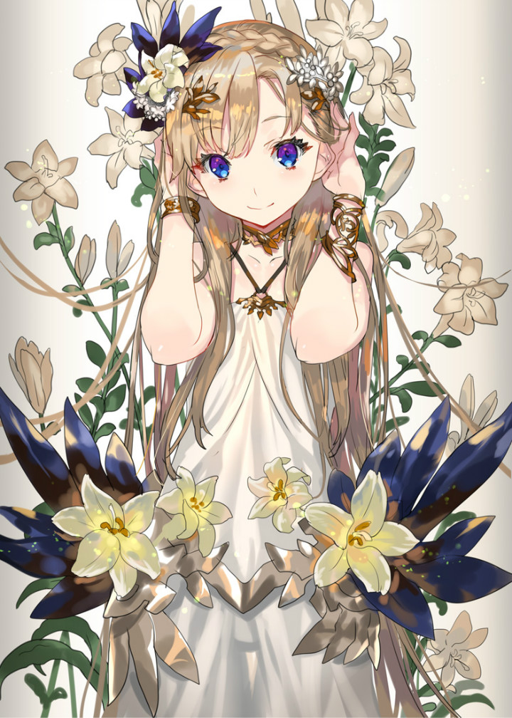P站美图推荐-P站官网美图-花与少女特别推荐（二）