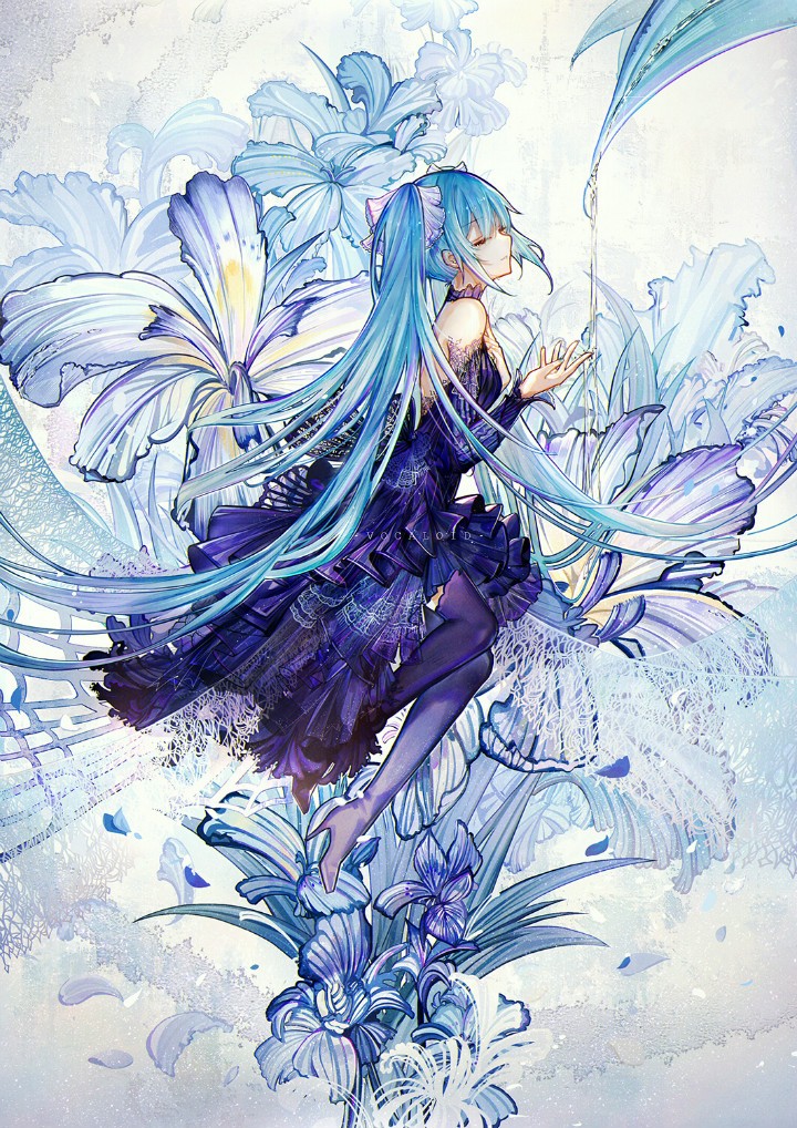 P站美图推荐-P站官网美图-花与少女特别推荐（二）