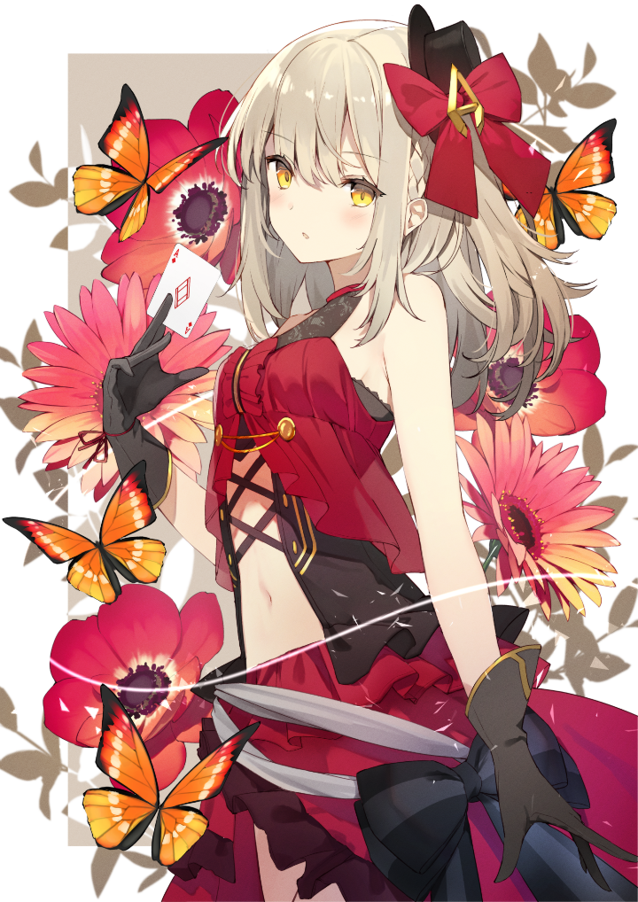 P站美图推荐-P站官网美图-花与少女特别推荐（二）