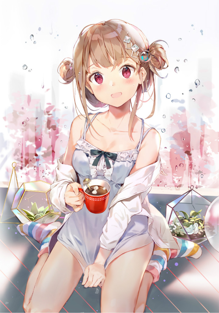P站美图推荐-P站官网美图-花与少女特别推荐（二）
