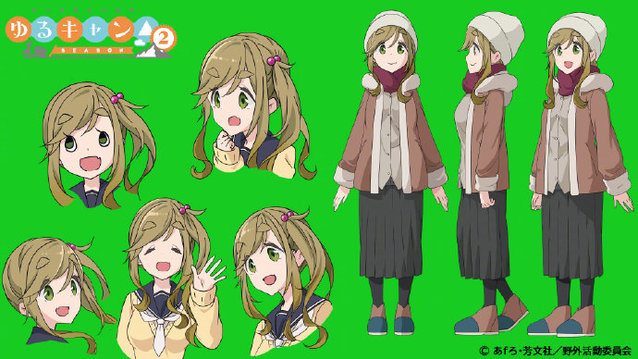 TV动画「摇曳露营△」第2季更新人设图