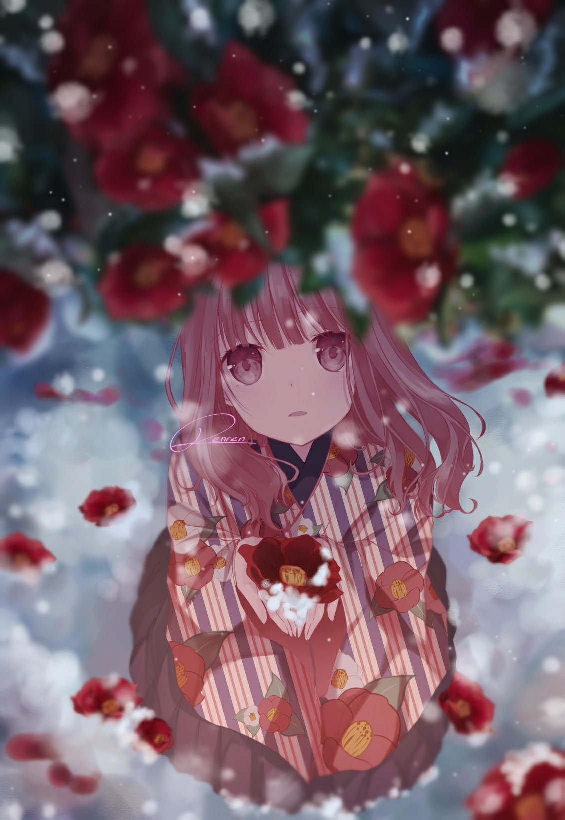 P站美图推荐-P站官网美图-山茶花特别推荐