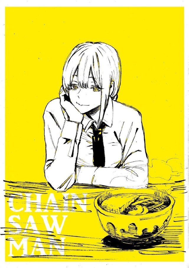 「地狱乐」作者贺来友治分享「电锯人」绘图