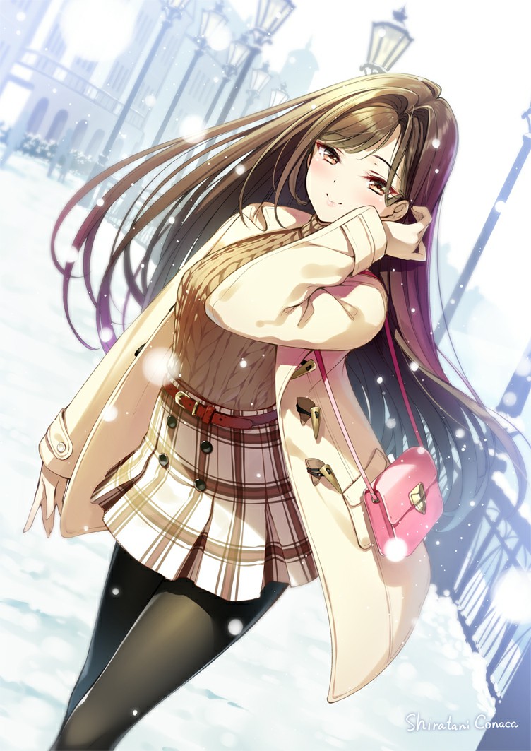 P站美图推荐-P站官网美图-牛角扣大衣特别推荐