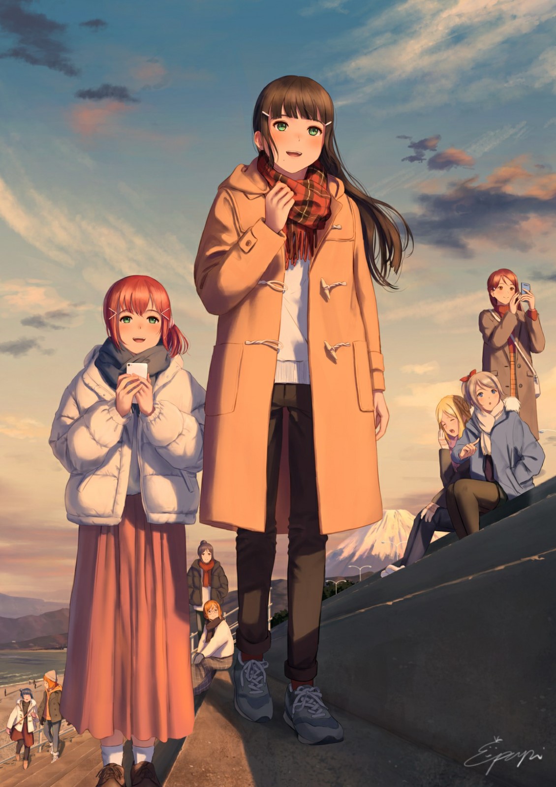 P站美图推荐-P站官网美图-牛角扣大衣特别推荐