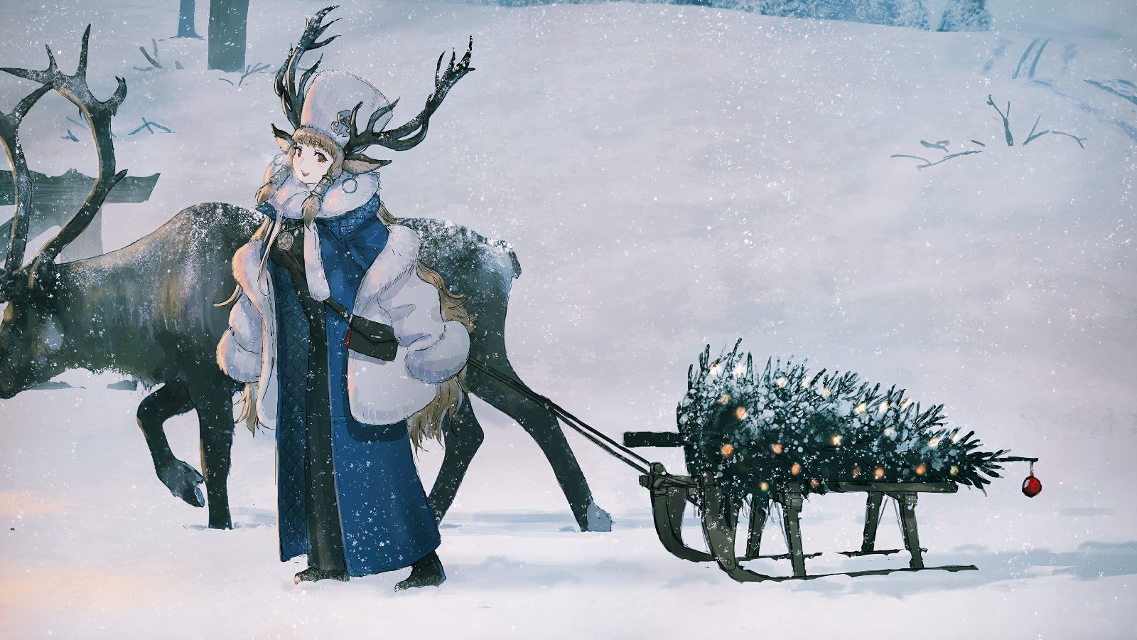 P站美图推荐-P站官网美图-雪景特别推荐
