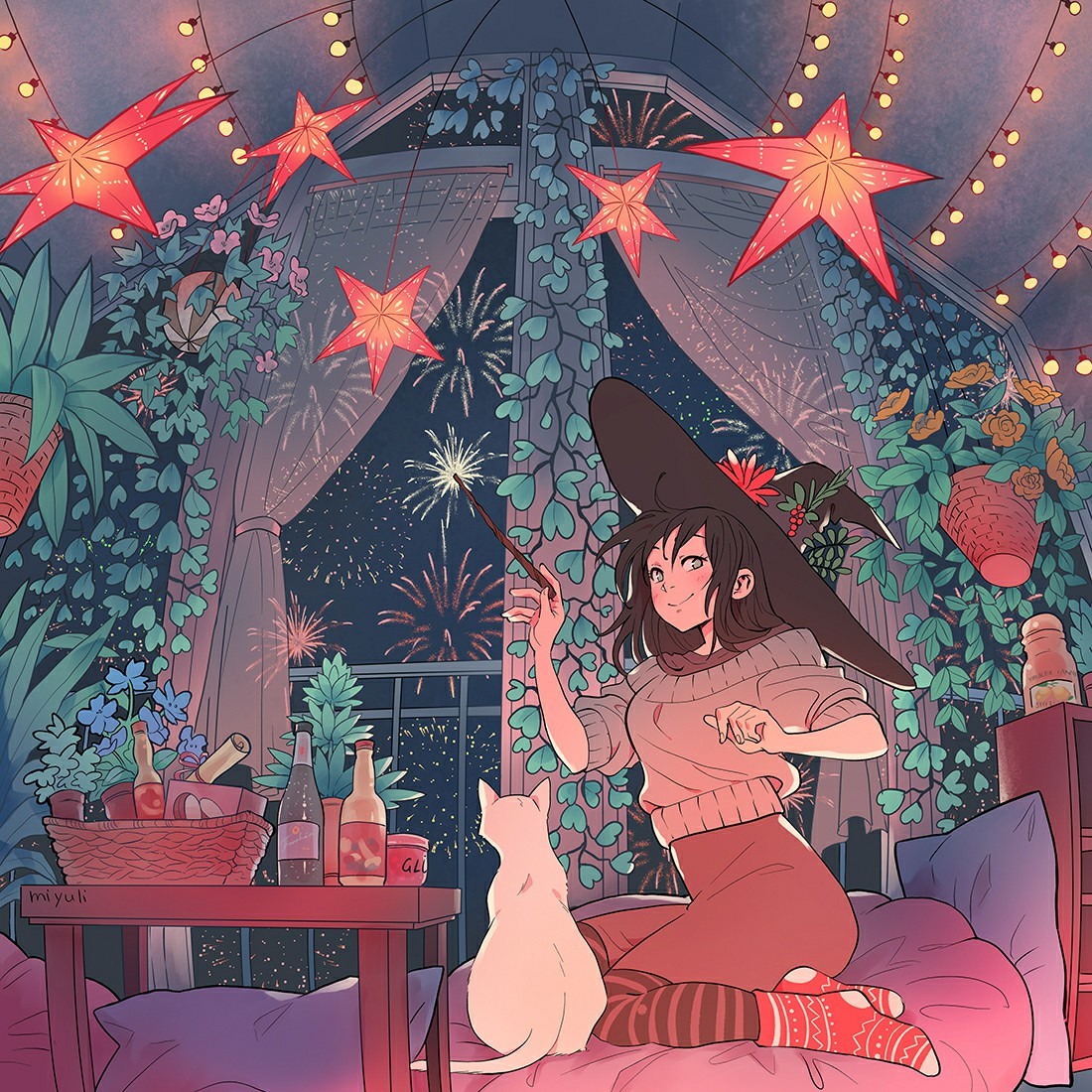 P站美图推荐-P站官网美图-猫与女孩特别推荐
