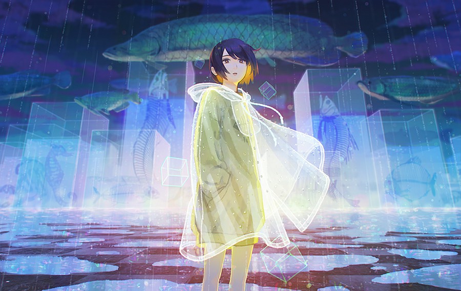 P站美图推荐-P站官网美图-透明雨衣特别推荐