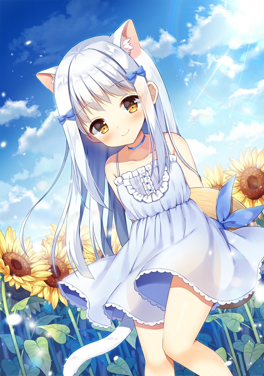 P站美图推荐-P站官网美图-草帽连衣裙特别推荐