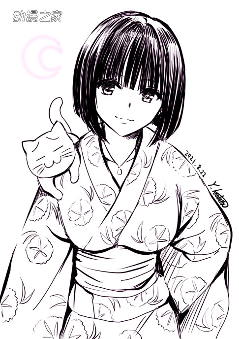 矢吹健太朗老师忙里偷闲 绘制《黑猫》沙耶图片