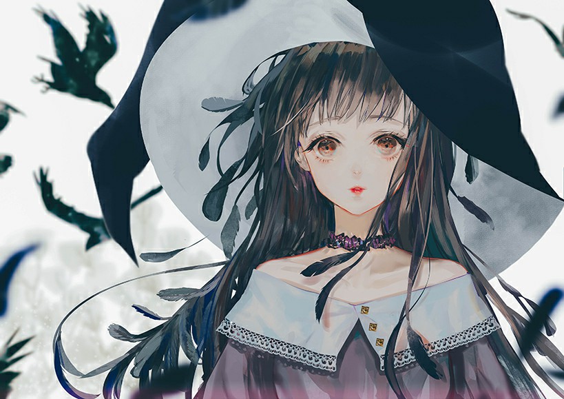 P站美图推荐-P站官网美图-魔女帽特别推荐