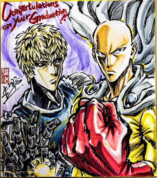 JOJO系列作画监督公布最新绘制的「一拳超人」插图