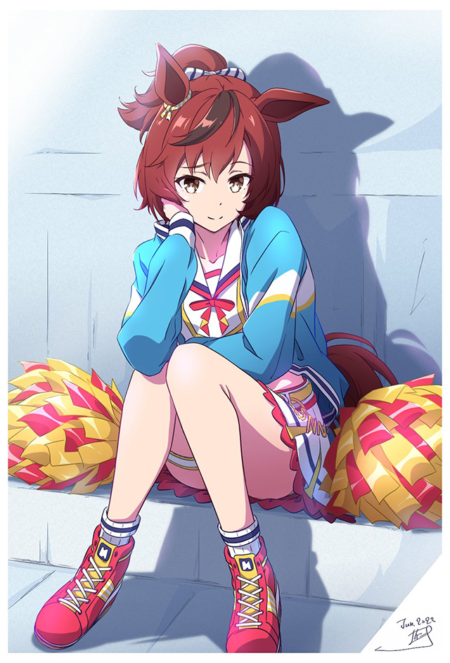 仁井学分享「赛马娘」新绘图