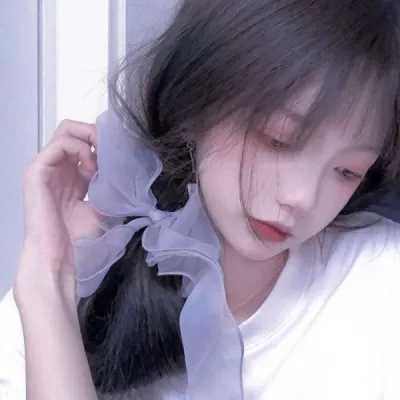蓝色系女生头像