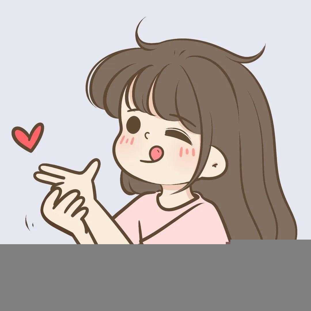 卡通动漫头像一左一右