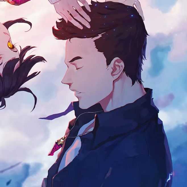 【动漫头像】情侣一人一张分开图片