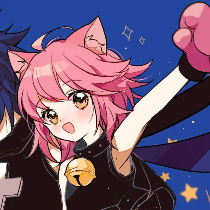 情头动漫一男一女可爱(24p)