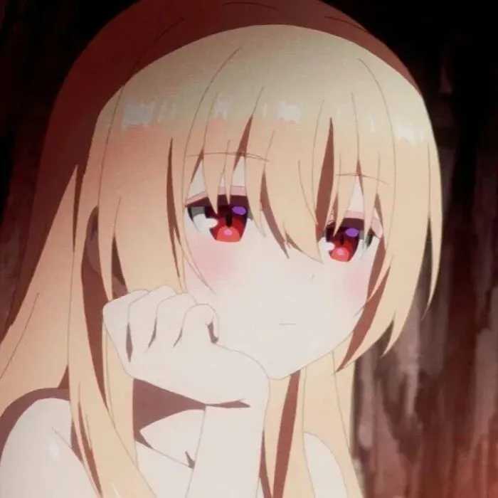 侧颜动漫女生头像
