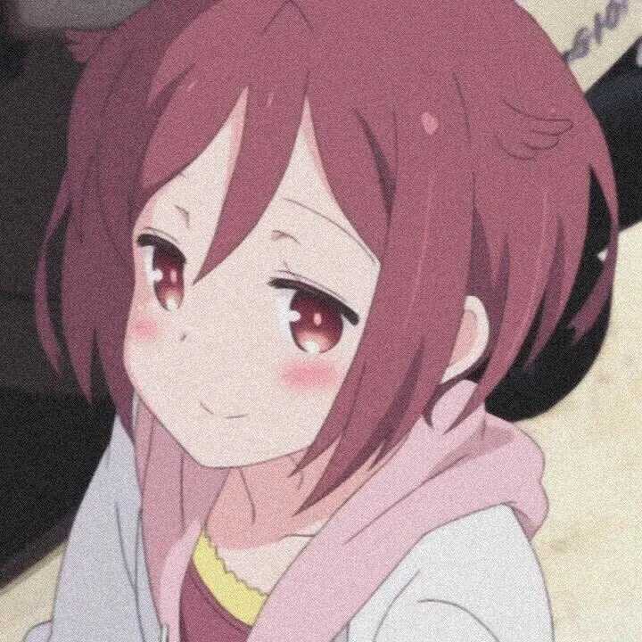 侧颜动漫女生头像