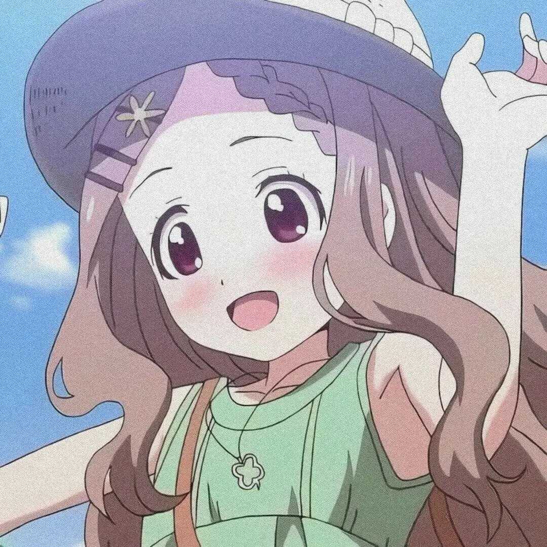 侧颜动漫女生头像