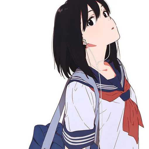 青春靓丽水手服头像大全