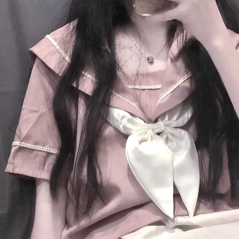 青春靓丽水手服头像大全