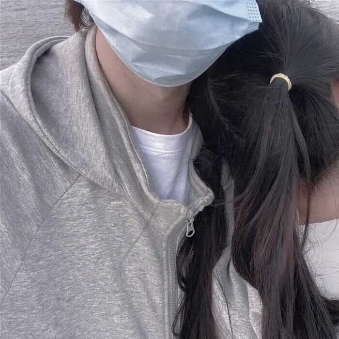 真人情侣头像 可爱呆萌一对