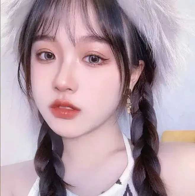 侧面头像女生唯美漂亮