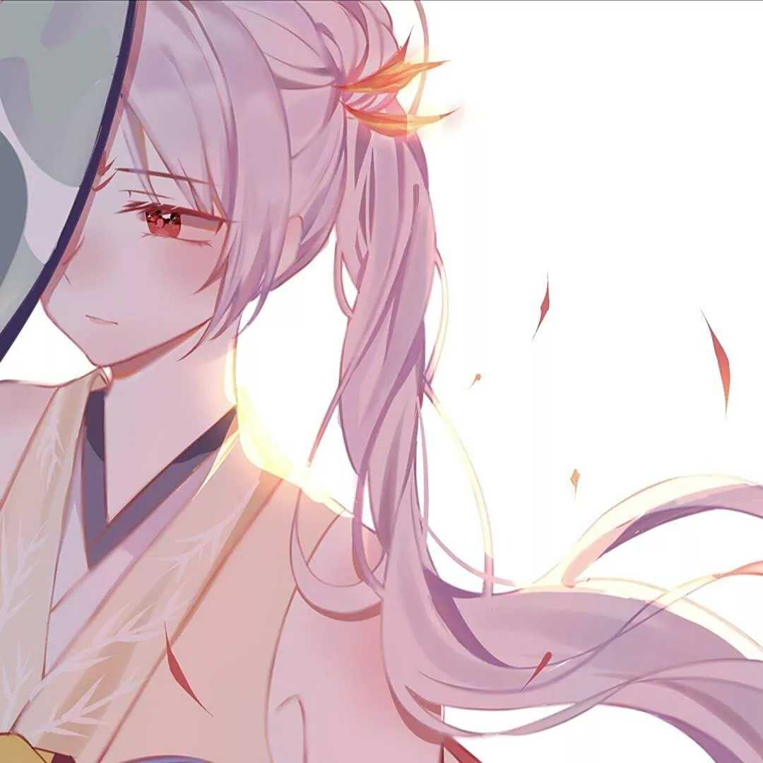 唯美浪漫动漫头像女生