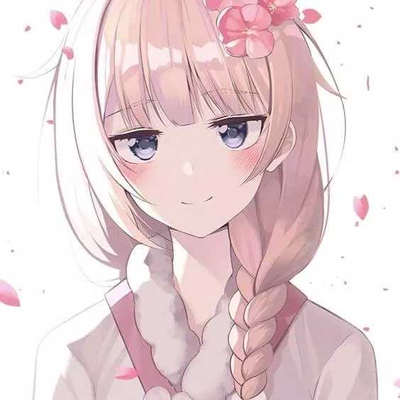 唯美浪漫动漫头像女生