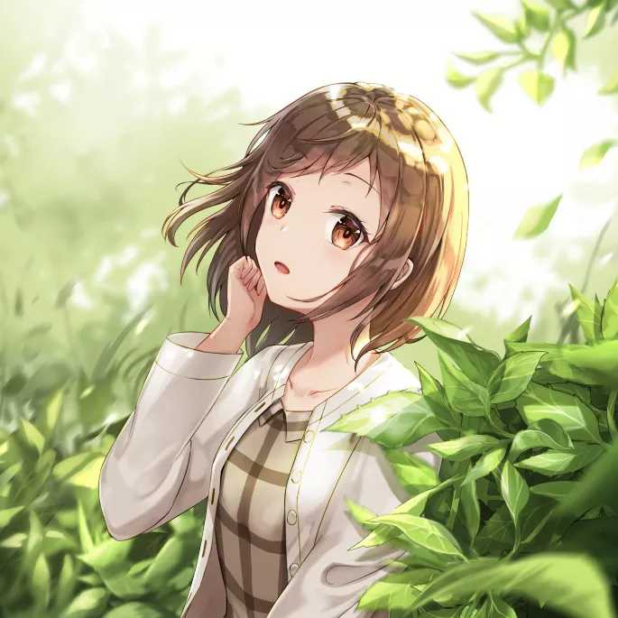 头像女生动漫简单干净清新