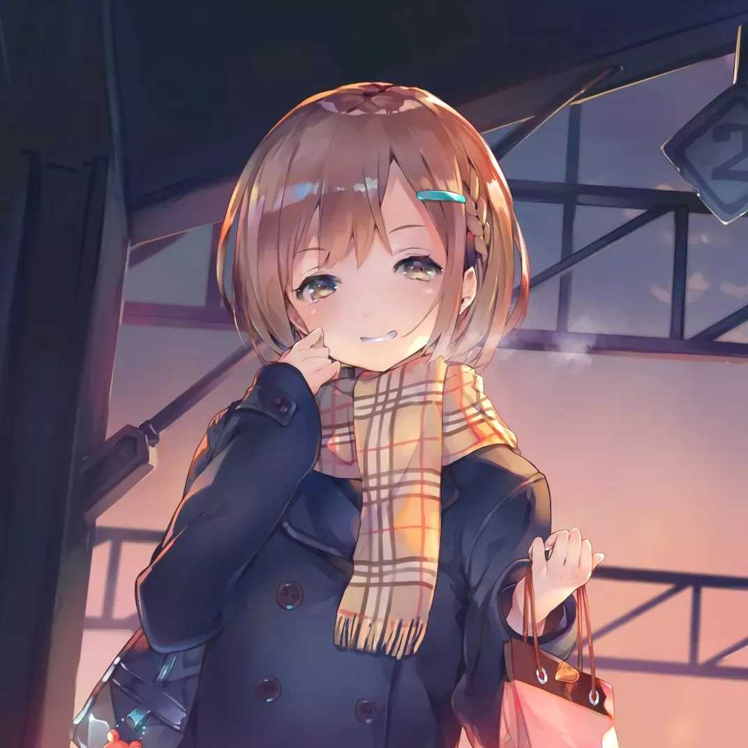 头像女生动漫简单干净清新