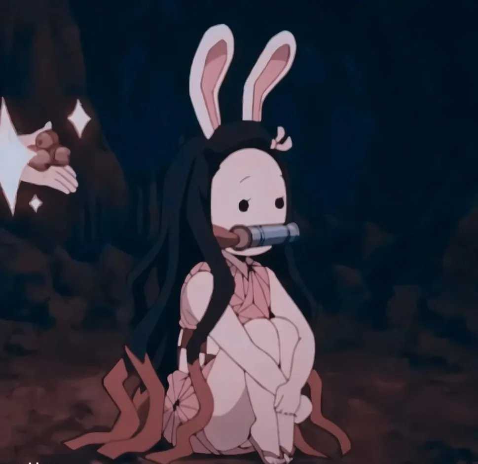 灶门祢豆子兔耳头像