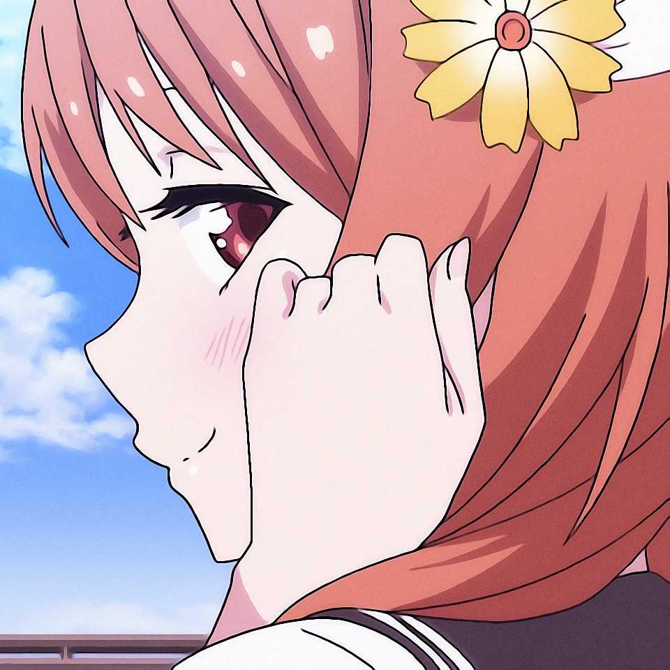 伪恋：橘万里花头像【自截】