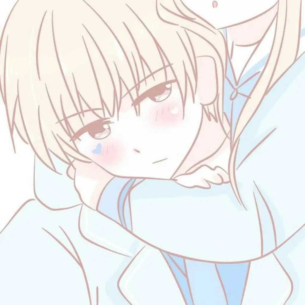 二次元唯美头像一左一右