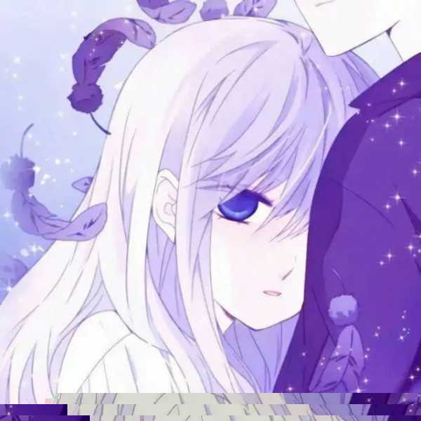 二次元唯美头像一左一右