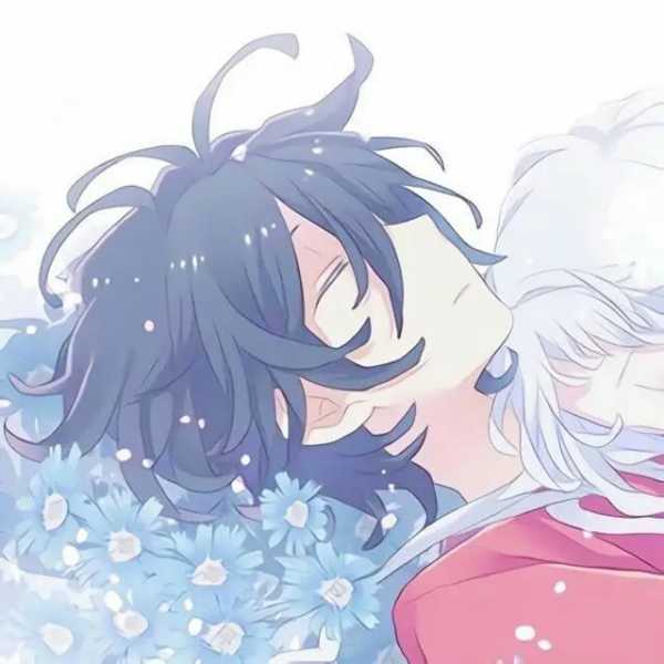 二次元唯美头像一左一右