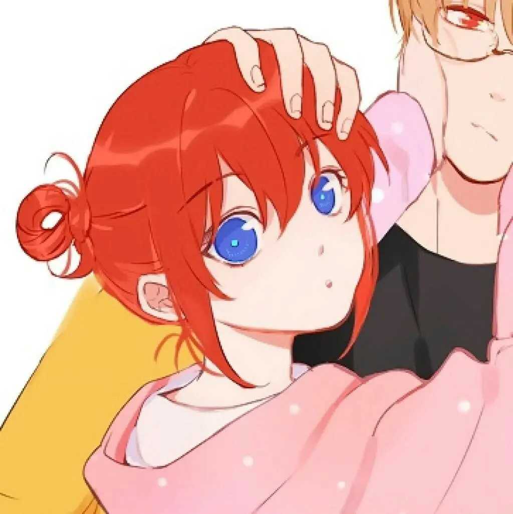 二次元唯美头像一左一右