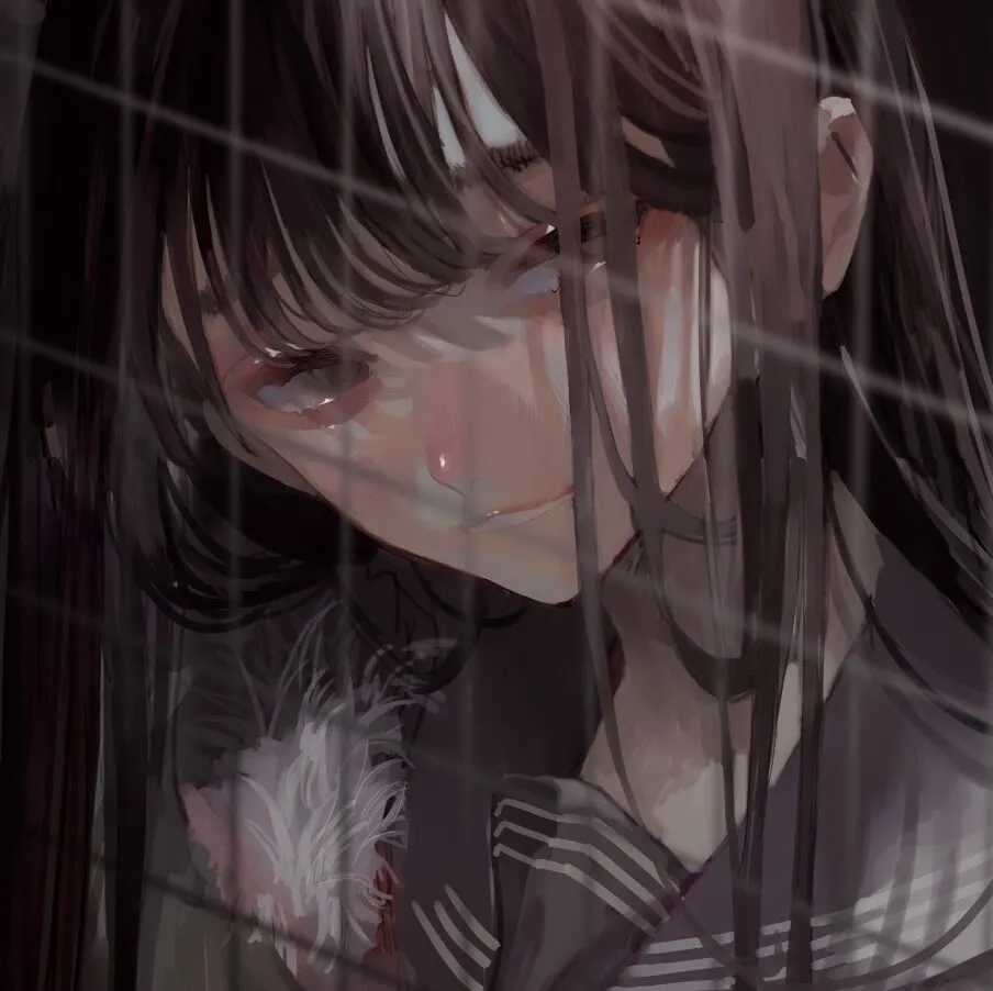 动漫女生微丧头像