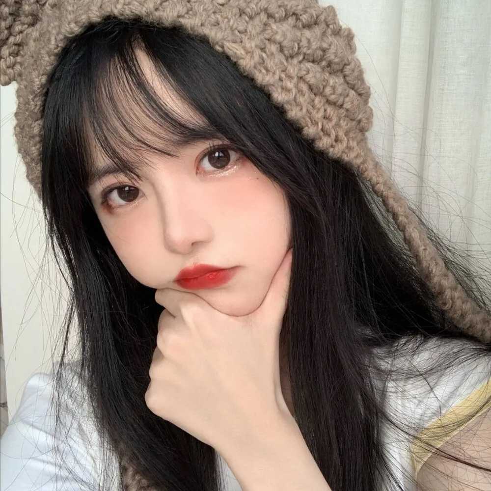 网红头像女神女生可爱清新