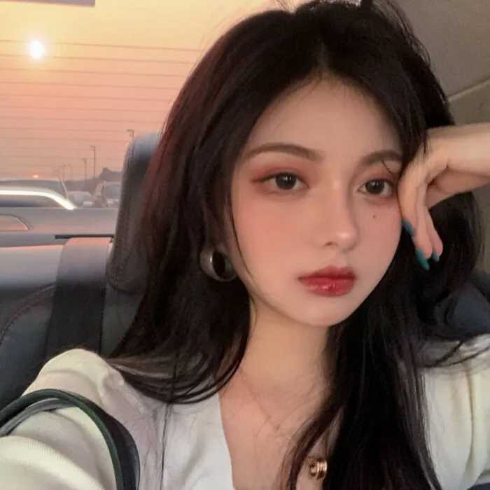 网红头像女神女生可爱清新