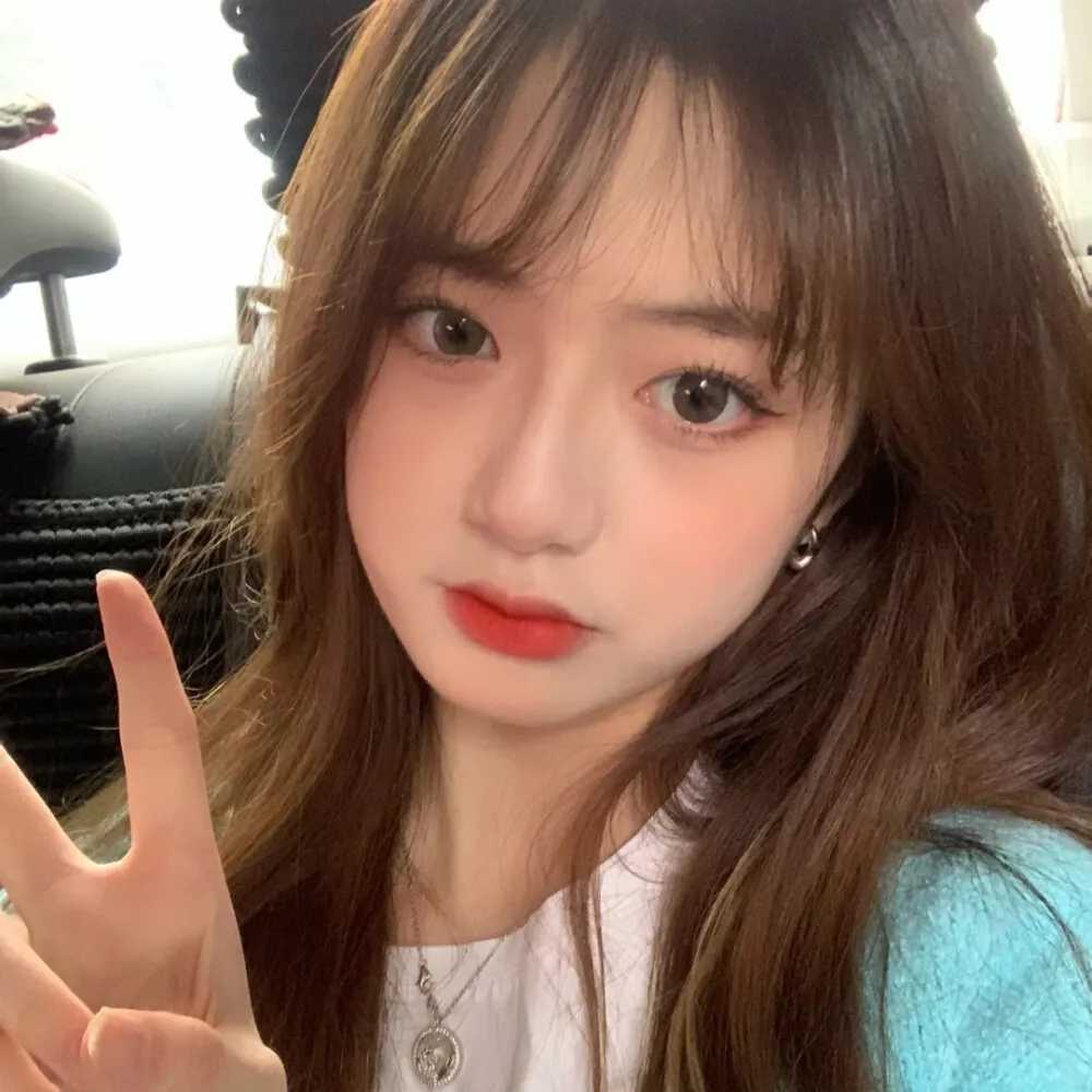 网红头像女神女生可爱清新