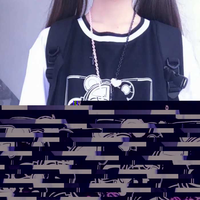 浅色系女生半身头像