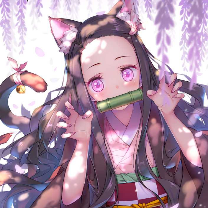 【动漫人物头像】鬼灭之刃_灶门祢豆子头像
