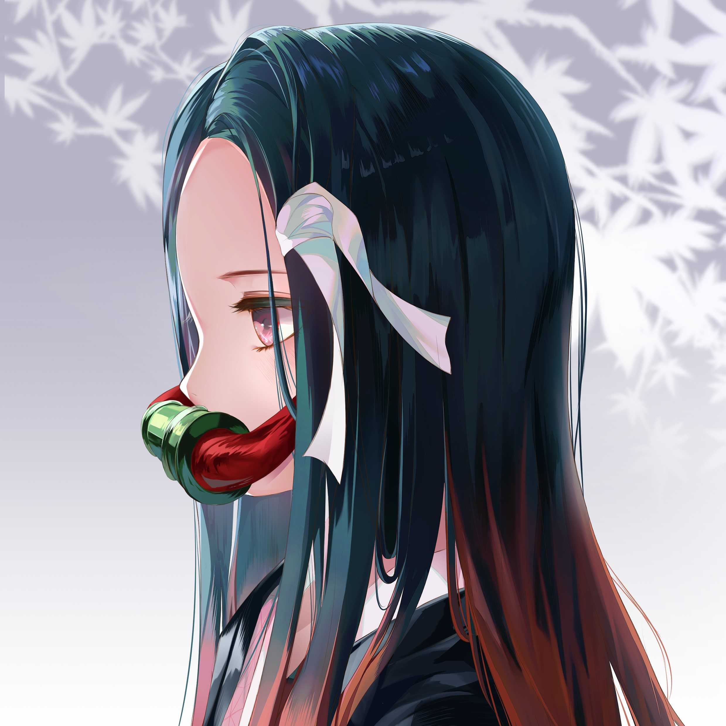 【动漫人物头像】鬼灭之刃_灶门祢豆子头像
